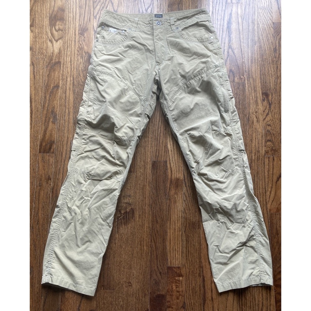 Kuhl Pants Men's Size 32x32 Beige Hiking Outdoor Performance Lightweight